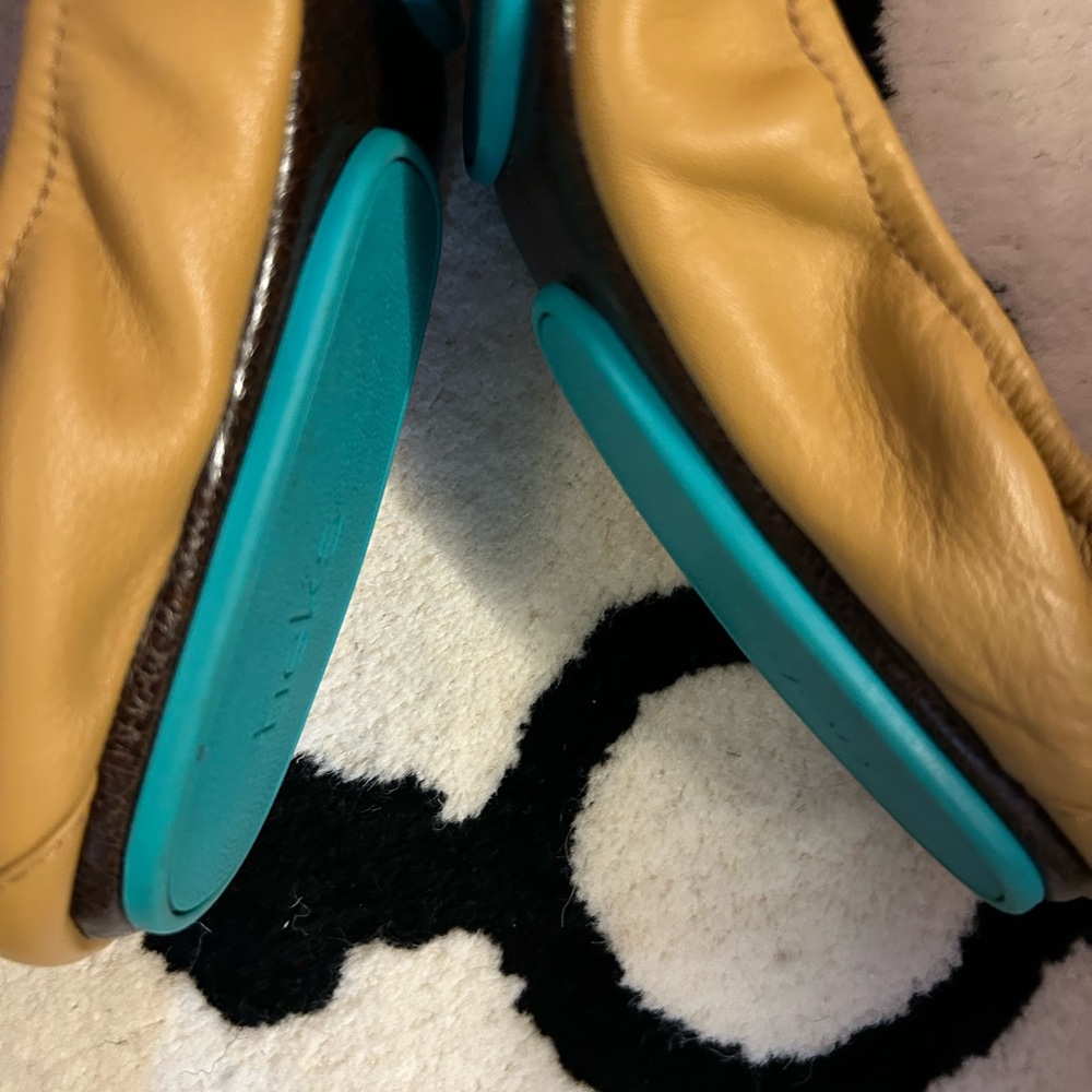 Tieks Mustard Yellow Women's Flats - Picture 7 of 9